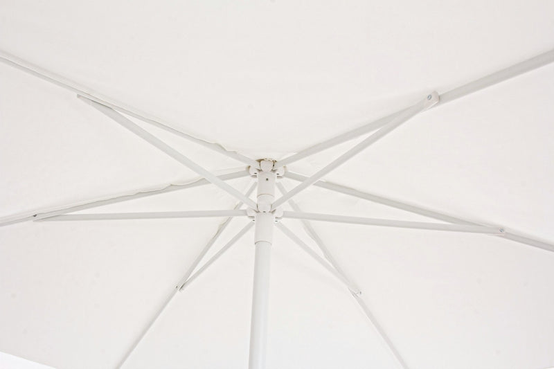 Umbrela de soare, Delfi Alb, Ø270xH240 cm (2)