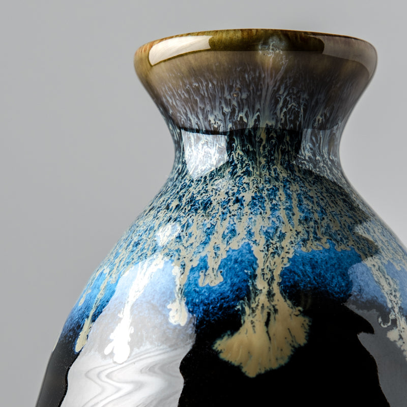 Sticla pentru sake, din ceramica, Bright Negru, 350 ml (2)