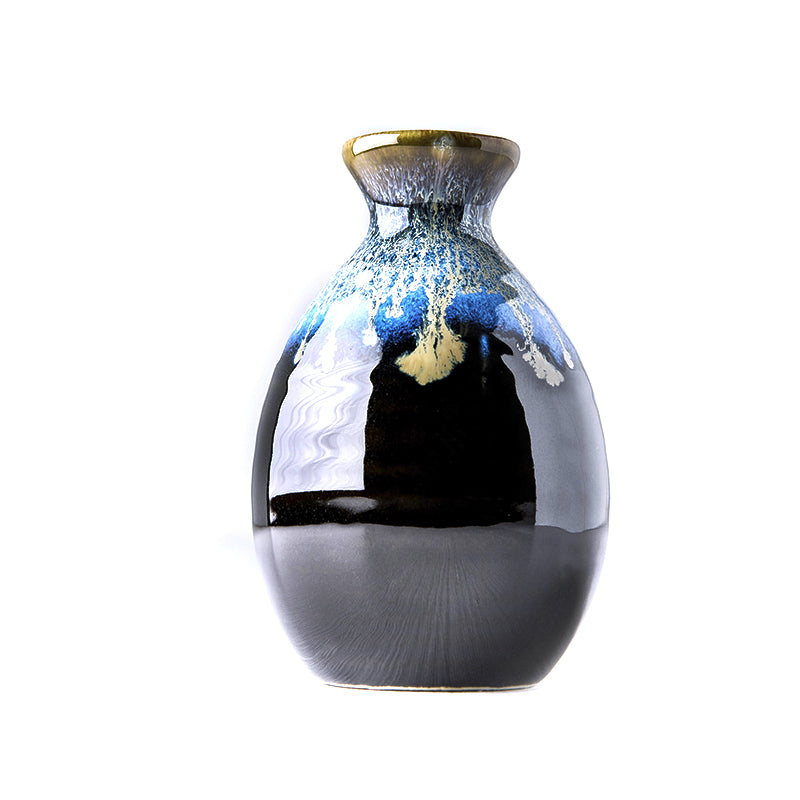 Sticla pentru sake, din ceramica, Bright Negru, 350 ml