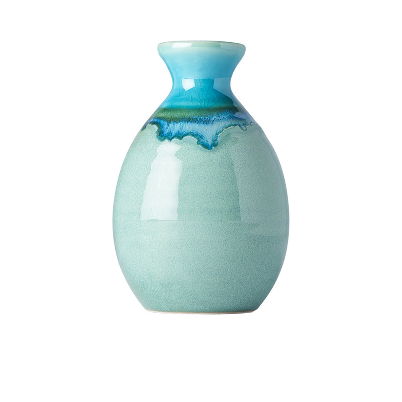 Sticla pentru sake, din ceramica, Aqua Turcoaz, 350 ml