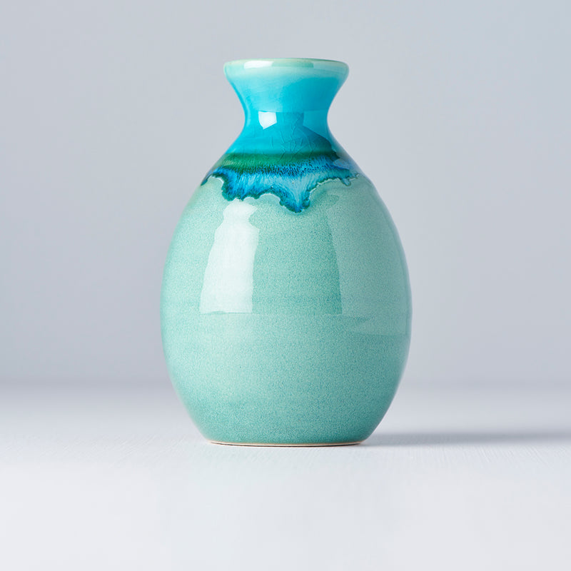 Sticla pentru sake, din ceramica, Aqua Turcoaz, 350 ml (3)