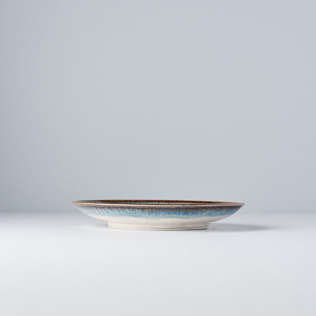 Platou pentru servire, din ceramica, Aurora Alb, Ø19,5xH3 cm (1)