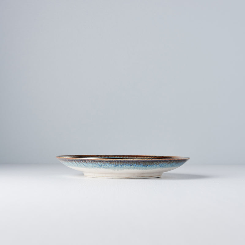 Platou pentru servire, din ceramica, Aurora Alb, Ø19,5xH3 cm (1)