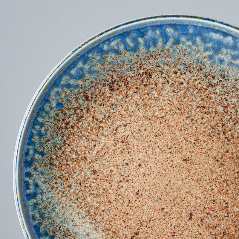 Platou pentru servire, din ceramica, Earth & Sky Maro, Ø25,5xH3,5 cm (2)