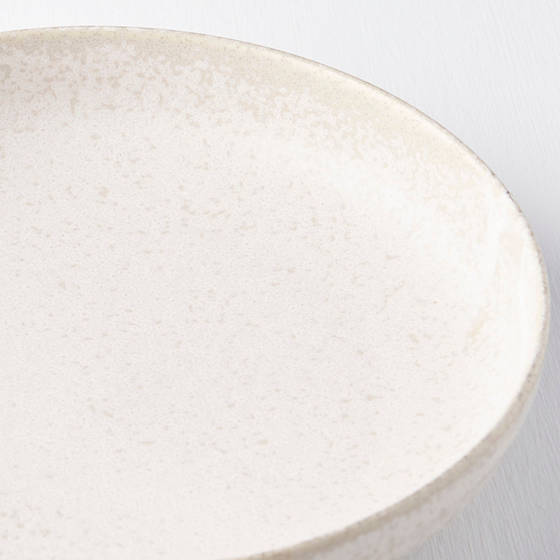 Platou pentru servire, din ceramica, Fade Alb, Ø20xH4 cm (1)