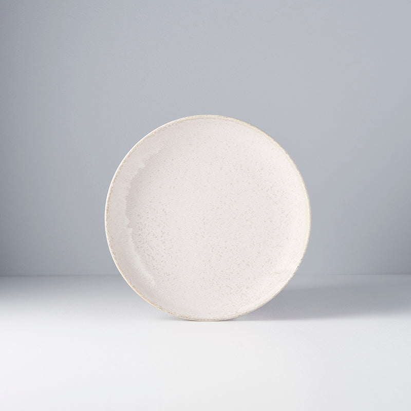 Platou pentru servire, din ceramica, Fade Alb, Ø20xH4 cm (2)