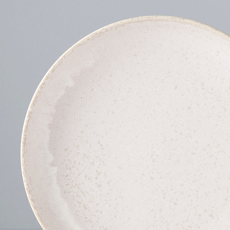 Platou pentru servire, din ceramica, Fade Alb, Ø20xH4 cm (3)