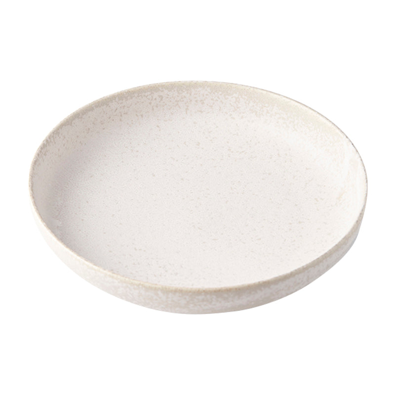 Platou pentru servire, din ceramica, Fade Alb, Ø20xH4 cm