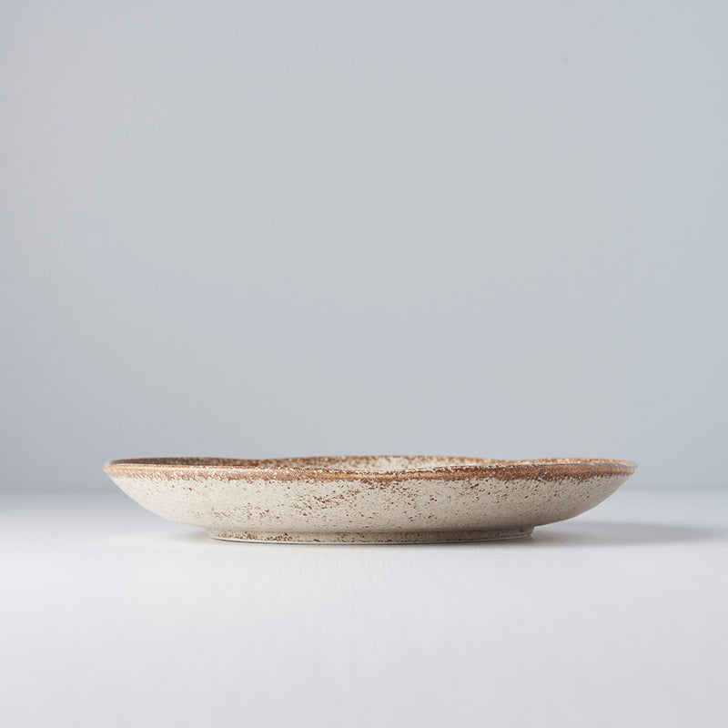 Platou pentru servire, din ceramica, Fade Bej, Ø24xH3 cm (1)