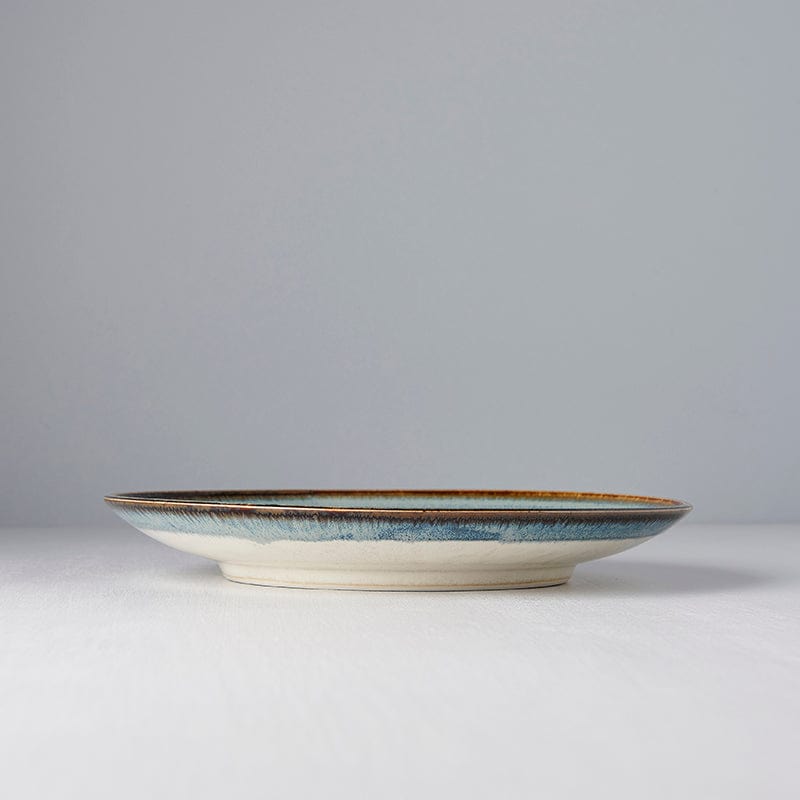 Platou pentru servire, din ceramica, Aurora Alb, Ø25,5xH4 cm (1)