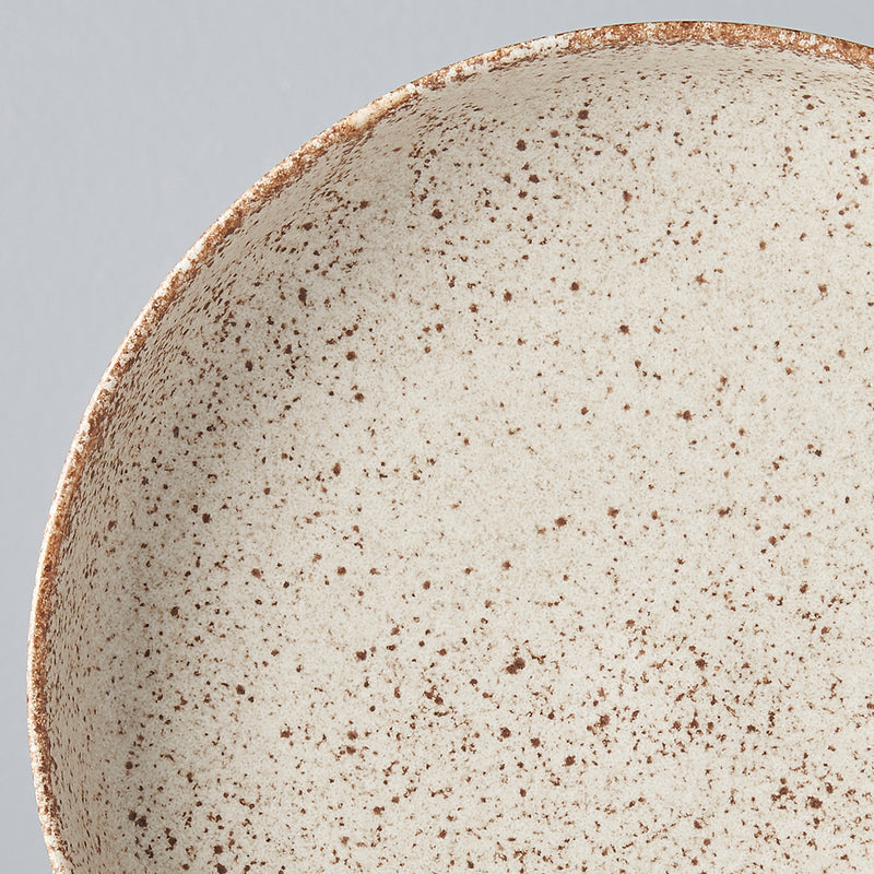 Platou pentru servire, din ceramica, Fade Maro, Ø20xH4 cm (1)
