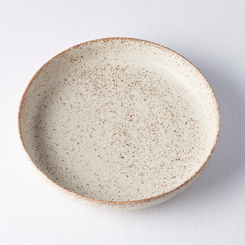 Platou pentru servire, din ceramica, Fade Maro, Ø20xH4 cm (3)