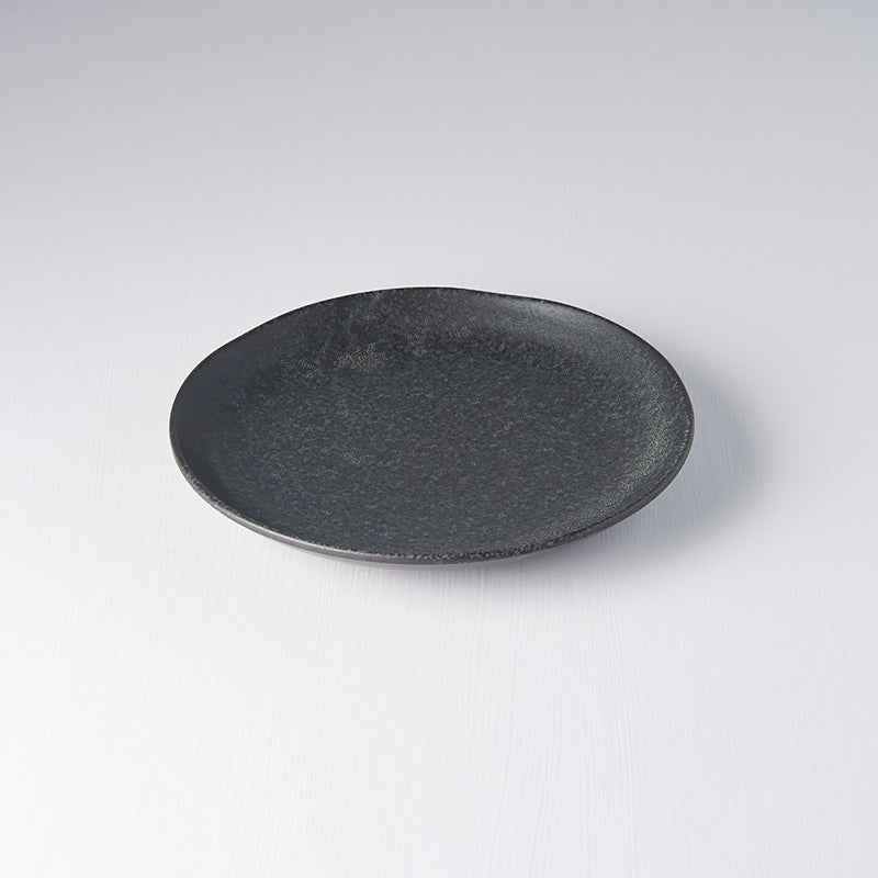 Platou pentru servire, din ceramica, Fade Negru, Ø24xH3,5 cm (1)