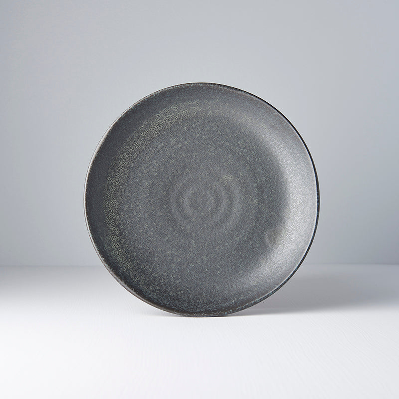 Platou pentru servire, din ceramica, Fade Negru, Ø24xH3,5 cm (3)