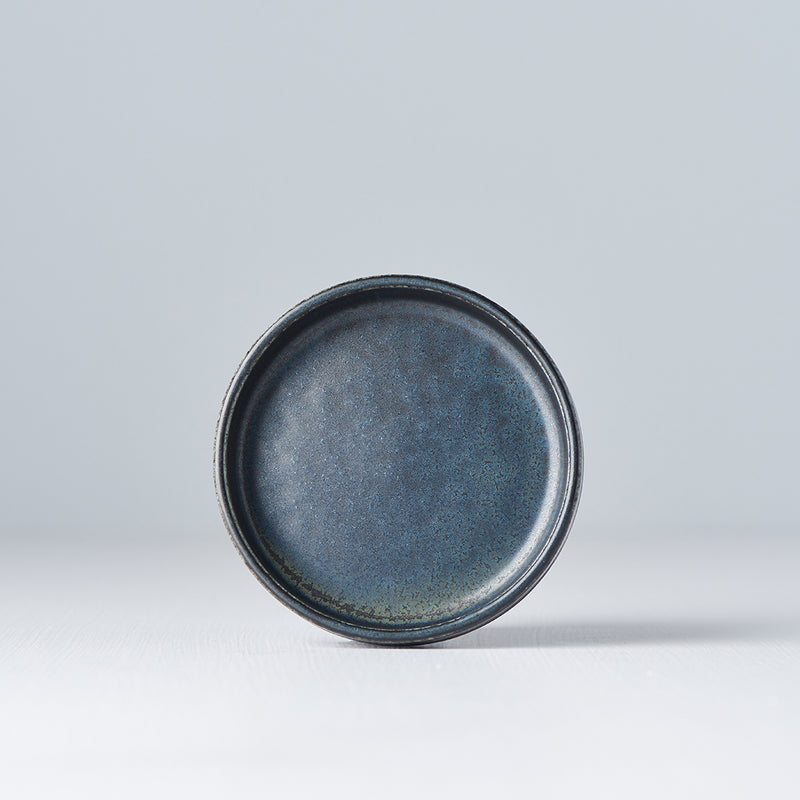 Platou pentru servire, din ceramica, Blue Negru, Ø8xH2 cm (1)