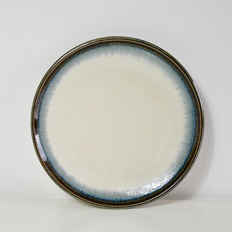 Platou pentru servire, din ceramica, Aurora Alb, Ø17xH2,5 cm (3)