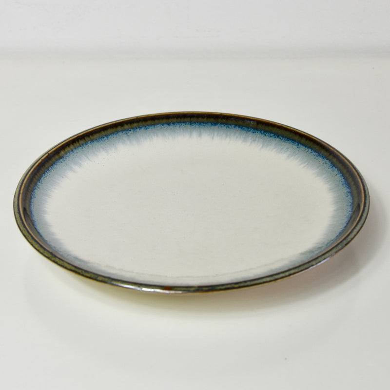 Platou pentru servire, din ceramica, Aurora Alb, Ø17xH2,5 cm (2)