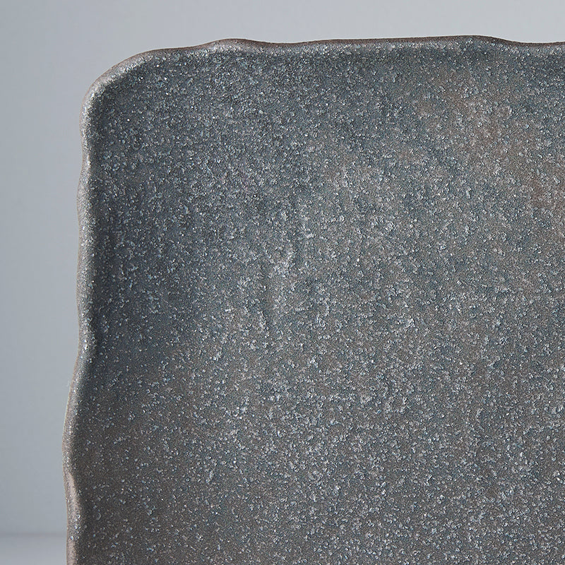 Platou pentru servire, din ceramica, Stone Negru, L35xl19,5xH2,5 cm (3)