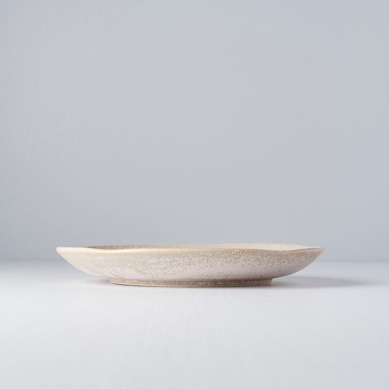 Platou pentru servire, din ceramica, Fade Alb, Ø24xH3,5 cm (1)