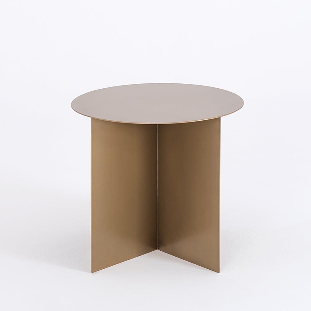 Masa de cafea din metal, Oli Round Auriu, Ø50xH45 cm (3)