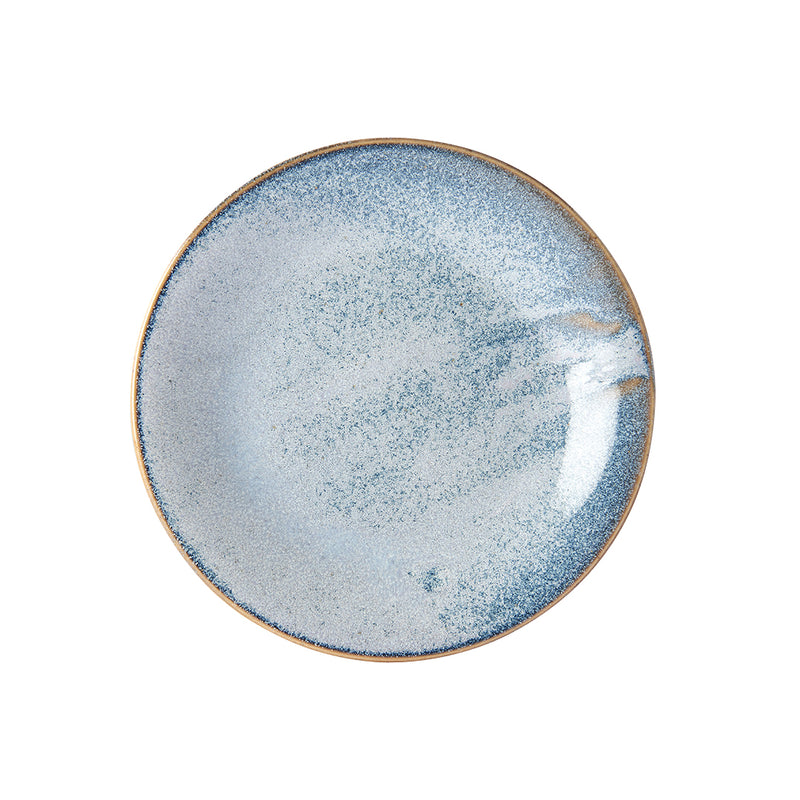 Platou pentru servire, din ceramica, Steel Grey Gri, Ø21xH2,5 cm