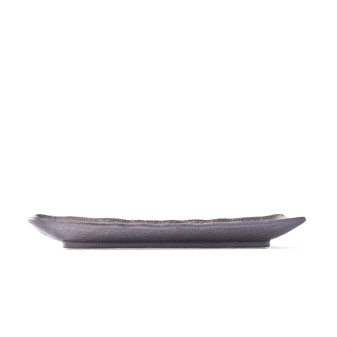 Platou pentru servire, din ceramica, Akane Gri, L29xl13xH3 cm (1)