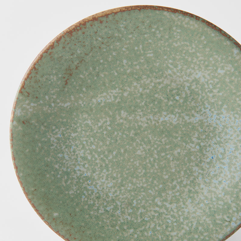 Platou pentru servire, din ceramica, Fade Verde, Ø17,5xH2 cm (2)
