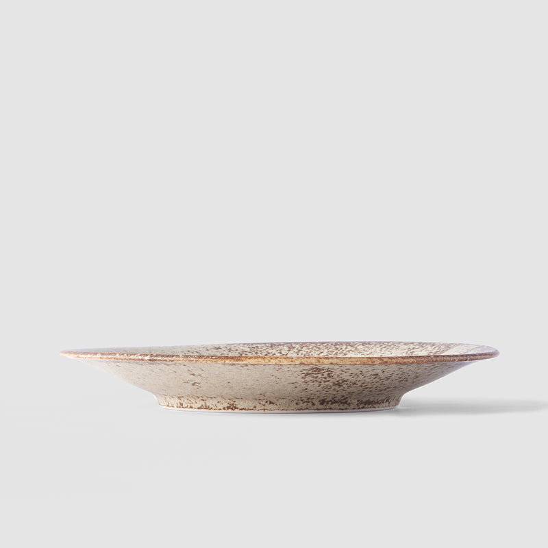 Platou pentru servire, din ceramica, Fade Bej, Ø17xH2 cm (1)