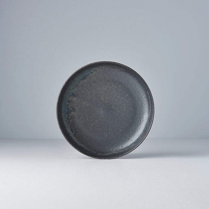 Platou pentru servire, din ceramica, Fade Negru, Ø20xH4 cm (3)