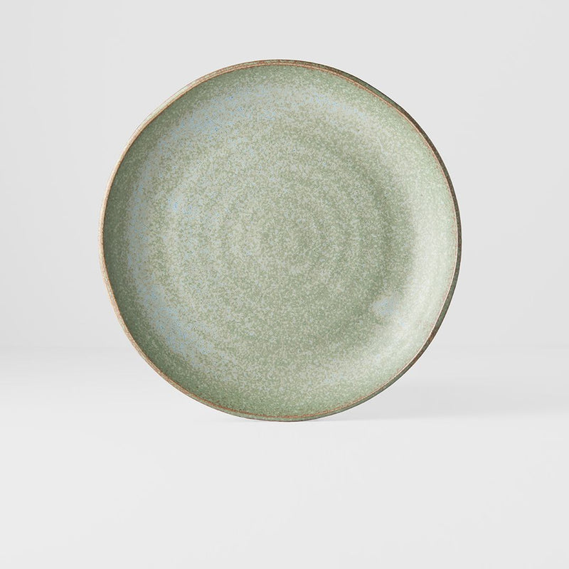 Platou pentru servire, din ceramica, Fade Verde, Ø24xH3,5 cm (2)