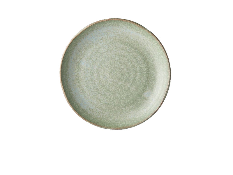 Platou pentru servire, din ceramica, Fade Verde, Ø24xH3,5 cm