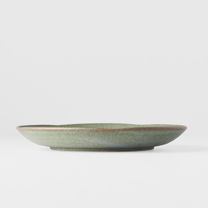 Platou pentru servire, din ceramica, Fade Verde, Ø24xH3,5 cm (3)