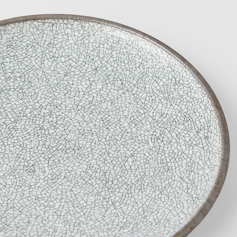 Platou pentru servire, din ceramica, Crazed Maro, Ø20xH3 cm (1)