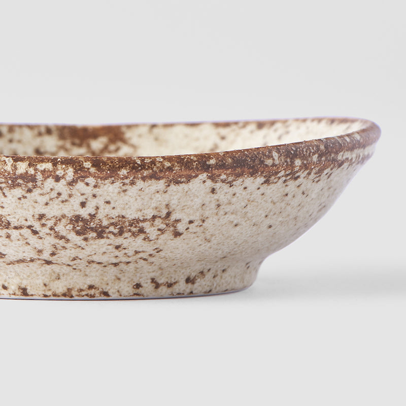 Platou pentru servire, din ceramica, Fade Bej, Ø8xH2 cm (1)