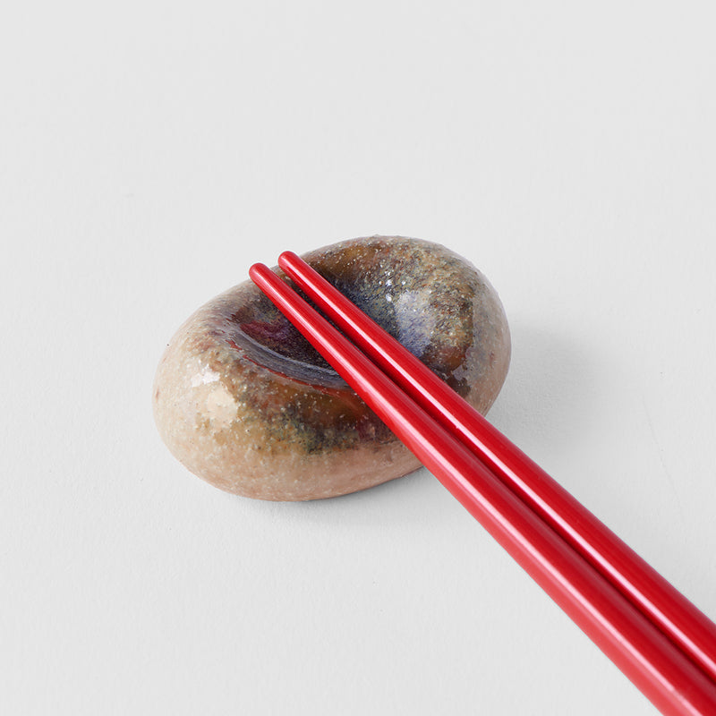 Suport pentru betisoare japoneze, din ceramica, Chopsticks Rest Maro, L4,5xl3x5 H1,5 cm (1)
