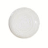 Platou pentru servire, din ceramica, Spiral Alb, Ø16xH2 cm