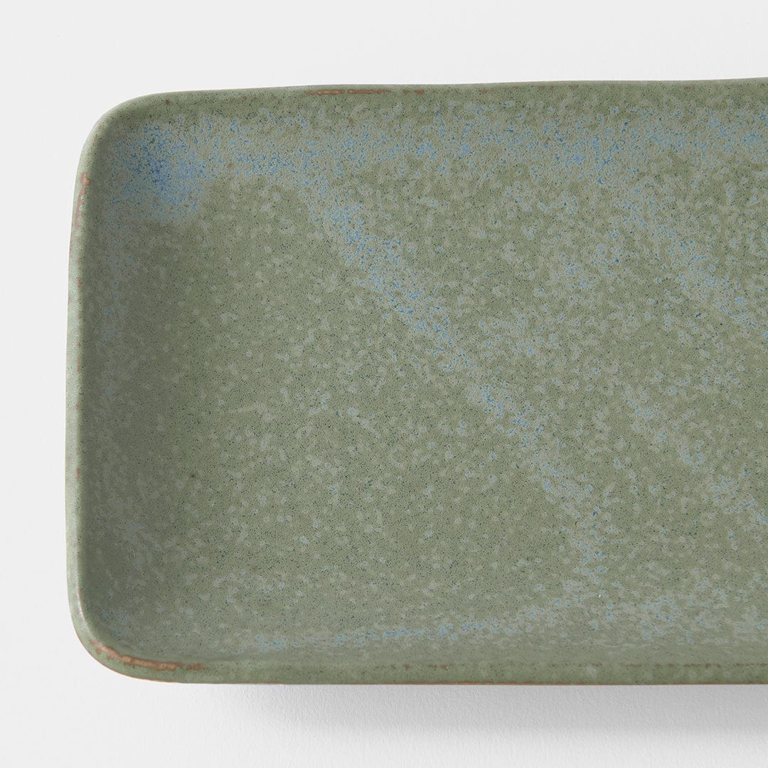 Platou pentru servire, din ceramica, Fade Verde, L29,5xl12xH2,5 cm (2)