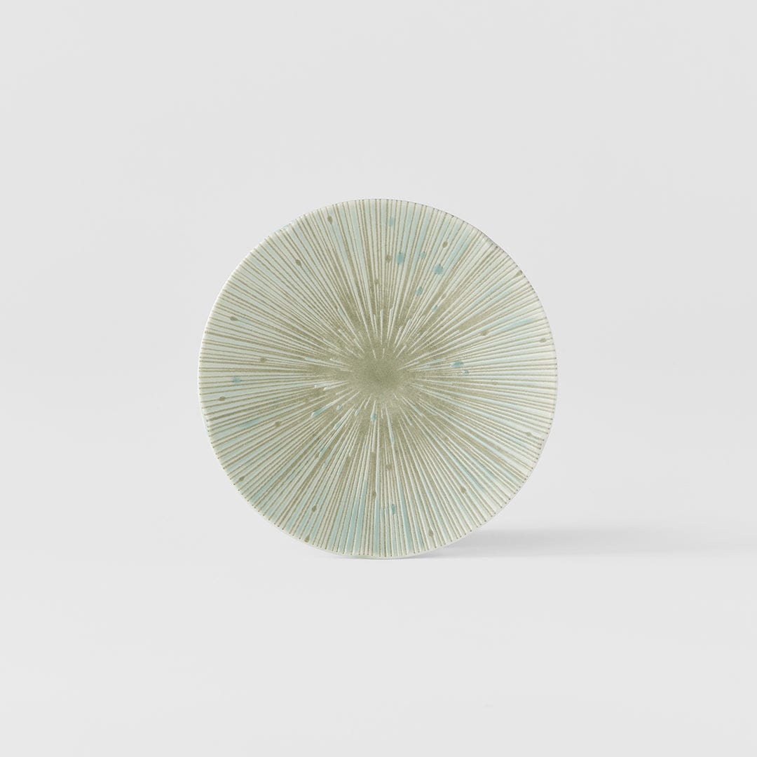 Platou pentru servire, din ceramica, Ice Verde, Ø13xH1,8 cm (3)