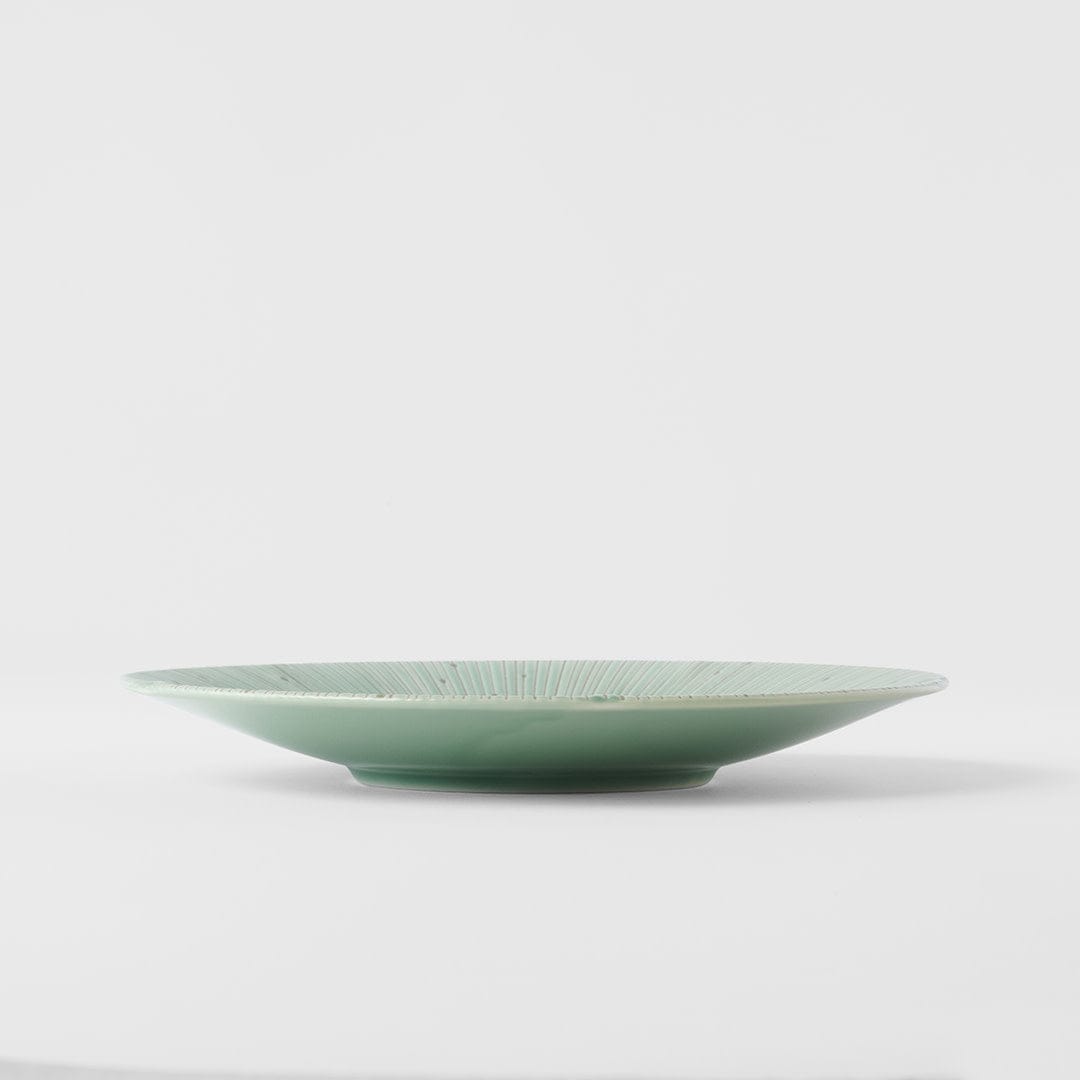 Platou pentru servire, din ceramica, Ice Verde, Ø22xH2,7 cm (2)