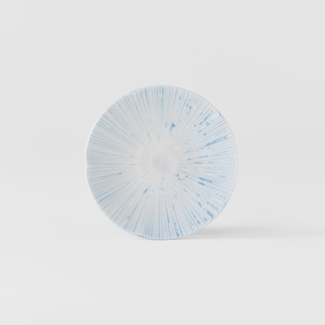 Platou pentru servire, din ceramica, Ice Albastru, Ø13xH1,8 cm (3)