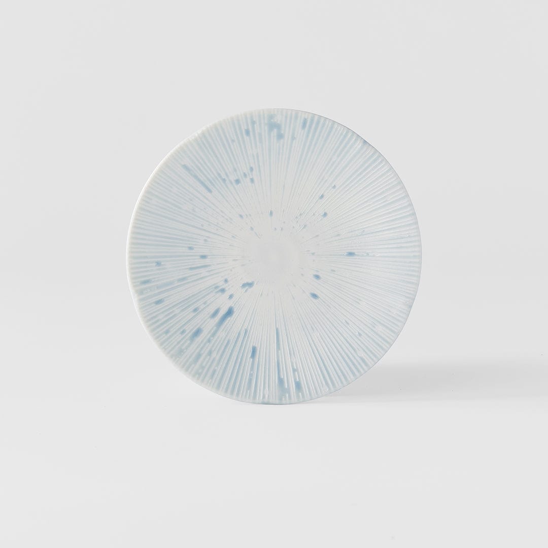 Platou pentru servire, din ceramica, Ice Albastru, Ø16,5xH2 cm (3)