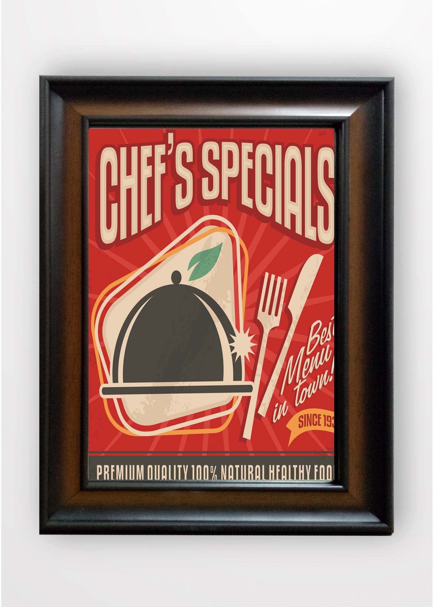 Tablou Framed Art Chef's Specials Multicolor & OYOTR-5KC2985930 & OYOTR-5KC2985930