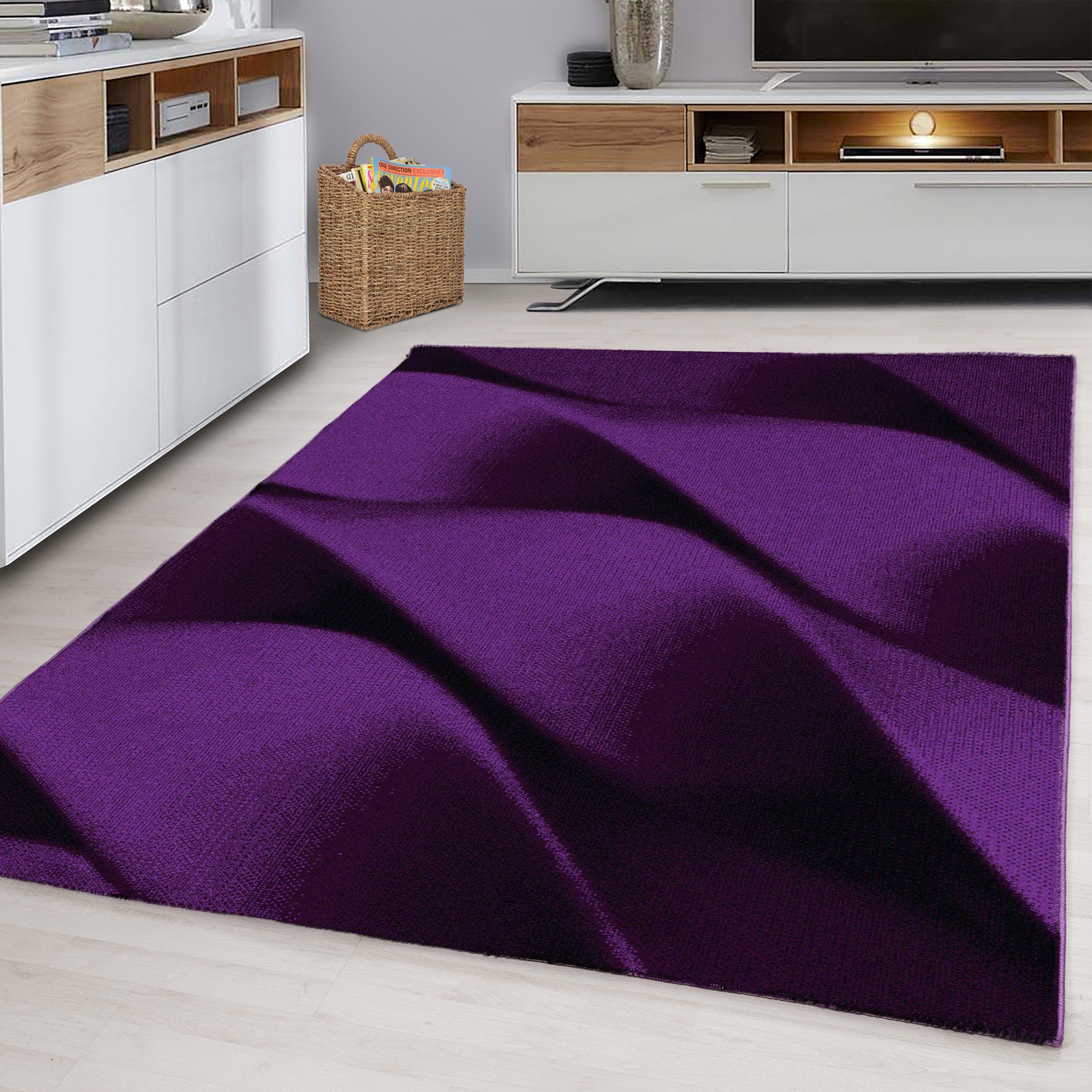 Traversa din PP Parma 9240 Abstract Waves Violet (1)