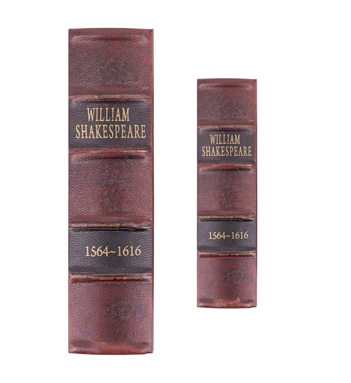 Set 2 cutii de depozitare in forma de carte, William Shakespeare Multicolor, l19xA7xH27 cm / l15xA5xH20 cm (1)
