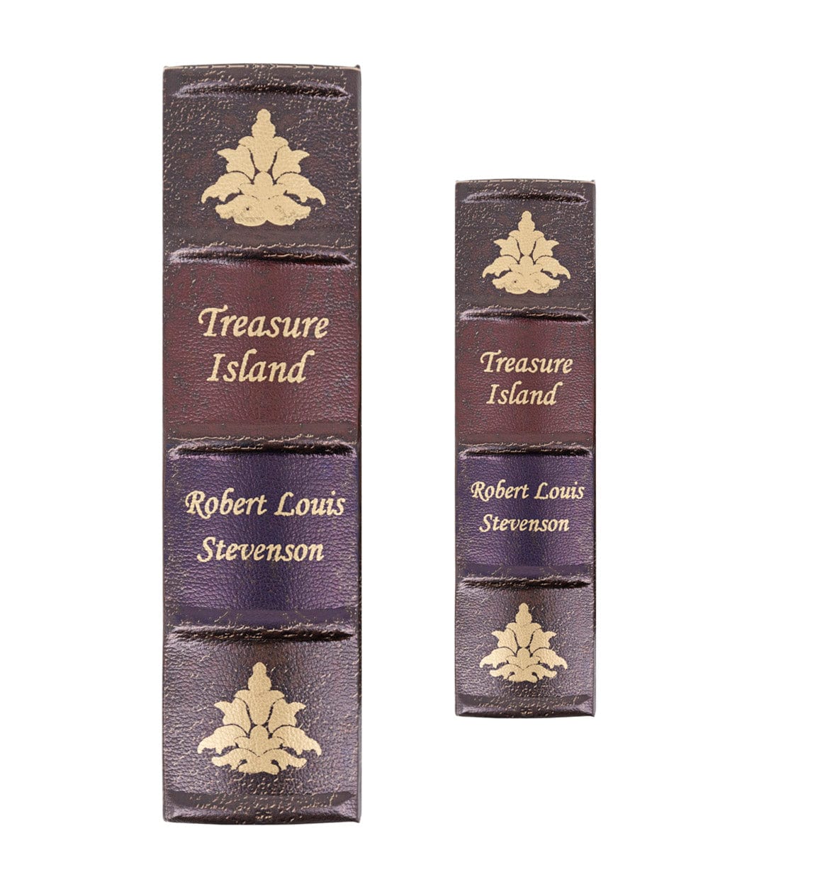 Set 2 cutii de depozitare in forma de carte, Treasure Island Multicolor, l19xA7xH27 cm / l14xA5xH20 cm (1)