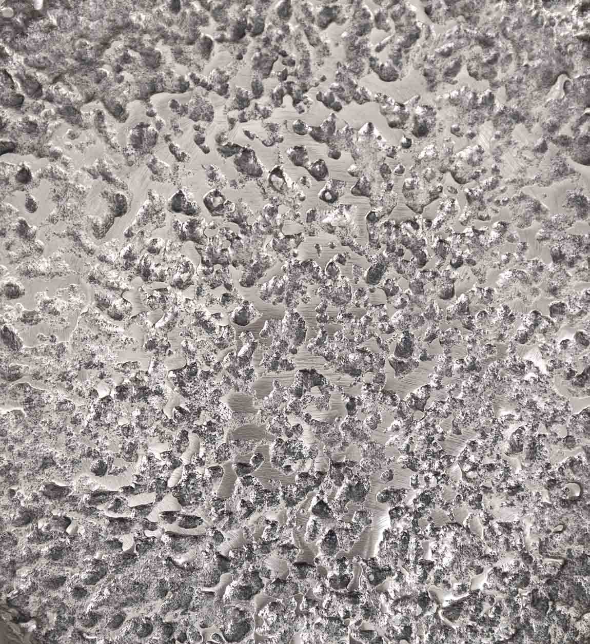 Platou decorativ din metal, Antique Small Argintiu, Ø24xH4 cm (2)