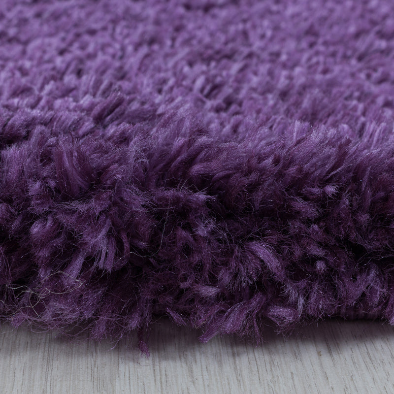 Covor din PP Fluffy 3500 Unicolor Violet (3)