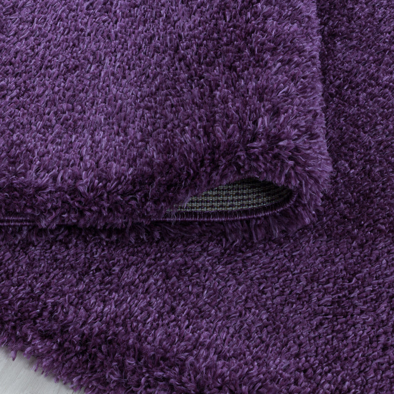 Covor din PP Fluffy 3500 Unicolor Violet (4)