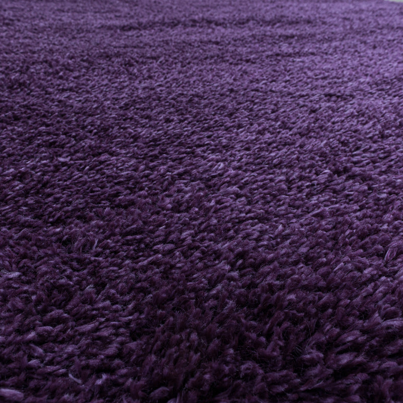 Covor din PP Fluffy 3500 Unicolor Violet (5)