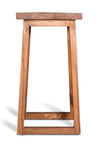 Scaun de bar din lemn, Alborga Nuc, l40xA40xH75 cm (1)